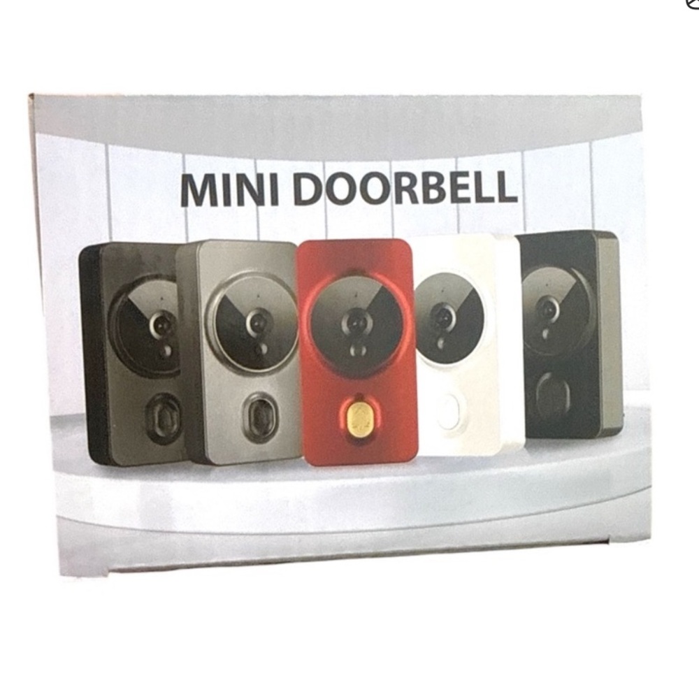Mini Black Doorbell